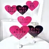 Día de San Valentín Chino, Aniversario, Atmósfera de Confesión, Accesorios para Fotos, Decoración, Tarjetas de Mesa de Amor, Adornos de Tarjetas