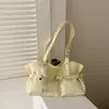Bolso Tote de Nicho Nuevo Primavera 2026, Bolso de Gran Capacidad, Textura Casual de Moda, Bolso de Hombro Personalizado para Mujer