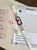 Placa de Sombra de Ojos Articulación Metálica Correa de Cuero para Xiaomi Mi Band Generación 9/8