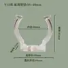 Tubo fluorescente branco leitoso fivela de plástico aquário Lâmpada Clipe de plástico transparente lâmpada dividida clipe fixo à prova d'água