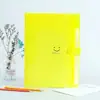 Le Gu K-Style Lian Lian Smile 5-en A4 Bolsa de Información para Papel de Prueba Multifuncional para Almacenamiento de Estudiantes Organizador de Archivos