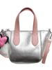 Bolsa de Mão Color-Blocking de Verão Pequena para Mulheres 2026 Nova Elegante Versátil Bolsa Transversal para Ir ao Trabalho e Uso Casual Bolsa de Ombro Único Estilo Saco