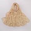 Lenço de Chiffon com Pérolas, Novo Estilo, Gota d'Água de Strass Premium, Lenço Étnico Hui, Lenço de Cabeça Malaio, Hijab