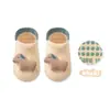 Meias de Chão para Bebê, Meias Antiderrapantes para Crianças Pequenas, Meias de Cano Curto, Meias de Chão de Boneca em Malha, Estilo Fino de Verão