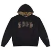 Sudadera con capucha bordada de estampado de leopardo retro estilo americano, nueva colección otoño/invierno, marca china de moda, top holgado para pareja
