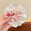 Scrunchies infantiles dulces que no dañan el cabello, coleteros de alta gama para niñas, gomas elásticas para el cabello, accesorios para el cabello y adornos para el cabello
