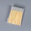 Herramientas para Extensiones de Pestañas, Cabezal de Cepillo Espiral, Mango de Madera de Colores, Palillo de Bambú, Cepillo para Pestañas, Cepillo para Cejas, Brocha de Maquillaje, Desechable al por Mayor