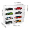 Soporte de Exhibición para Coches de Juguete para Niños en Stock 1:Caja de Almacenamiento para 64 Modelos de Coche de Aleación Hot Wheels Estante de Escalera Multicapa