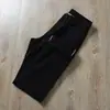 Pantalones Otoño e Invierno Textura de Sarga Cómodos Versátiles de Negocios Rectos Holgados Caqui Pantalones Casuales para Hombre