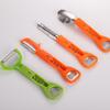 Gadget de cocina abridor de botellas de vino acero inoxidable abridor de cerveza multifunción clip para tazón anti-quemaduras Pelador