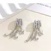 Accesorios Colgantes de Moda 2025 Diseño Tiktok Combinación de Letra y Estrella con Circonita Microincrustada Que No Se Desvanece