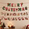 Decorações de Natal, Enfeites de carta do Papai Noel, Decorações de cena de árvore de Natal, Enfeites pendurados festivos, Artigos para festa de fim de ano
