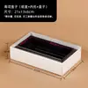 Caixa de almoço descartável de alta qualidade para piquenique de sushi, sashimi de salmão, bolinho de arroz japonês leve, caixa de almoço quadrada de papel