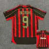 0607 retro AC Milán No. 22 Kaka camiseta de visitante Liga de Campeones Pirlo AC camiseta de fútbol de manga corta venta al por mayor transfronteriza