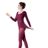 Ropa Interior Térmica Temperatura Constante Invisible Base para Mujer Cuerpo Ultra-delgada Calor Ajustada Talla Grande Belleza de la Piel Ropa Conjunto de Ropa y Pantalones de Otoño