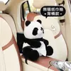Caja de pañuelos para coche Kapibala, bote de basura con dibujos animados, lindo reposabrazos de peluche para coche, cubo de almacenamiento de cartón