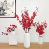 Simulación de flor de ciruelo, dulce de invierno chino, decoración del hogar, arreglo floral, rama de ciruelo pastoral, accesorios suaves, flores falsas, fábrica al por mayor