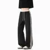 Otoño 2026 Nuevo Estilo Pantalones de Color Contrastante sin Sombra en la Cintura con Tres Rayas M-5XL HK26971-Especial P22