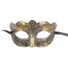 Máscara Antigua Retro de Halloween Baile de Máscaras Hombre Guerrero Romano Antiguo Patrón de Corona Príncipe Patrón de Dragón Máscara Retro