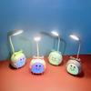 Lâmpada de Mesa Mini Criativa Fofa Vaca Iaque LED Recarregável Quarto de Estudante Quarto de Dormir Luminária de Mesa de Cabeceira Noturna