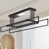 Secador de Roupas Elétrico com Controle Remoto Elevatório Varanda Secador Inteligente de Roupas Secador de Roupas Doméstico Máquina de Varal Automático para Secar Roupas