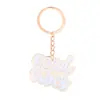 Transfronterizo 26 Letras Inglesas Corona de Diamantes Cadena de Langosta Llavero Colgante Joyería Pequeña Perla Accesorios Accesorios para Bolsos