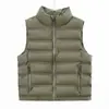 Chaleco ligero de punto acanalado con cuello alto para mujer, novedad de invierno, talla grande, holgado, versátil, chaleco de algodón, chaqueta chaleco