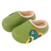 Pantuflas de algodón para niños invierno interior antideslizantes cálidas niños y niñas impermeables suela suave hogar bebé Mao Mao calzado exterior de algodón