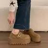 Zapatos de vestir de pino Birkenstock mocasines slip-on para mujer nuevos casual otoño terciopelo suela gruesa totalmente cerrados zapatos 2026 retro