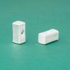Contas Espaçadoras Quadradas Escovadas de Prata Pura S999 Contas Retangulares Geométricas de Prata Acessórios para Pulseira de Cristal DIY