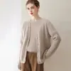 Consinee Hilo 100% Cachemir para Mujer Vintage Trenzado Moda Hilo Cardigan Tejido Abrigo Perezoso Retorcido