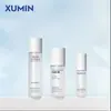 Botella de Set de Cosméticos de Plástico Xumin Personalizada 50-100 ml PET Botella con Bomba de Presión para Loción 150 ml Botella con Tapa de Gotero para Esencia