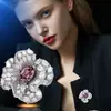 Lujo Accesible de Gama Alta Industria Pesada Broche de Camelia Retro Francés Alta Gama Más Vendido Corsage Accesorios para Ropa Traje