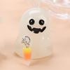 Acessórios de resina de venda quente transfronteiriços 3D tridimensional Halloween luminoso fantasma abóbora milho doces sem olhos de ovelha