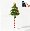 Varinha Mágica de Natal Impressa em 3D, Enfeite Decorativo, Presente de Feriado Transfronteiriço, Design de Boneco de Neve Rena para Árvore de Natal