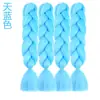Peluca trenza sucia Hip Hop Color Africano Cabello trenzado alta temperatura peluca trenza sucia chica anime banda para el pelo degradado Cabello Seda