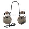 Auricular táctico de venta caliente transfronterizo montado en casco versión de reducción de ruido sin captación auricular táctico chip de quinta generación