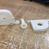 Accesorios para ventana de pantalla invisible tipo gancho para subir y bajar tipo carrete juego completo blanco negro con resorte