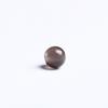 Cuentas sueltas de obsidiana de hielo natural, semiterminadas, joyería de cristal DIY, cuentas redondas con cuentas de pulsera de oro