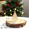 2026 Novo Enfeite de Árvore de Natal Sonhador Presente Decoração de Natal Decoração de Mesa Árvore de Natal de Vidro Pequeno Enfeite