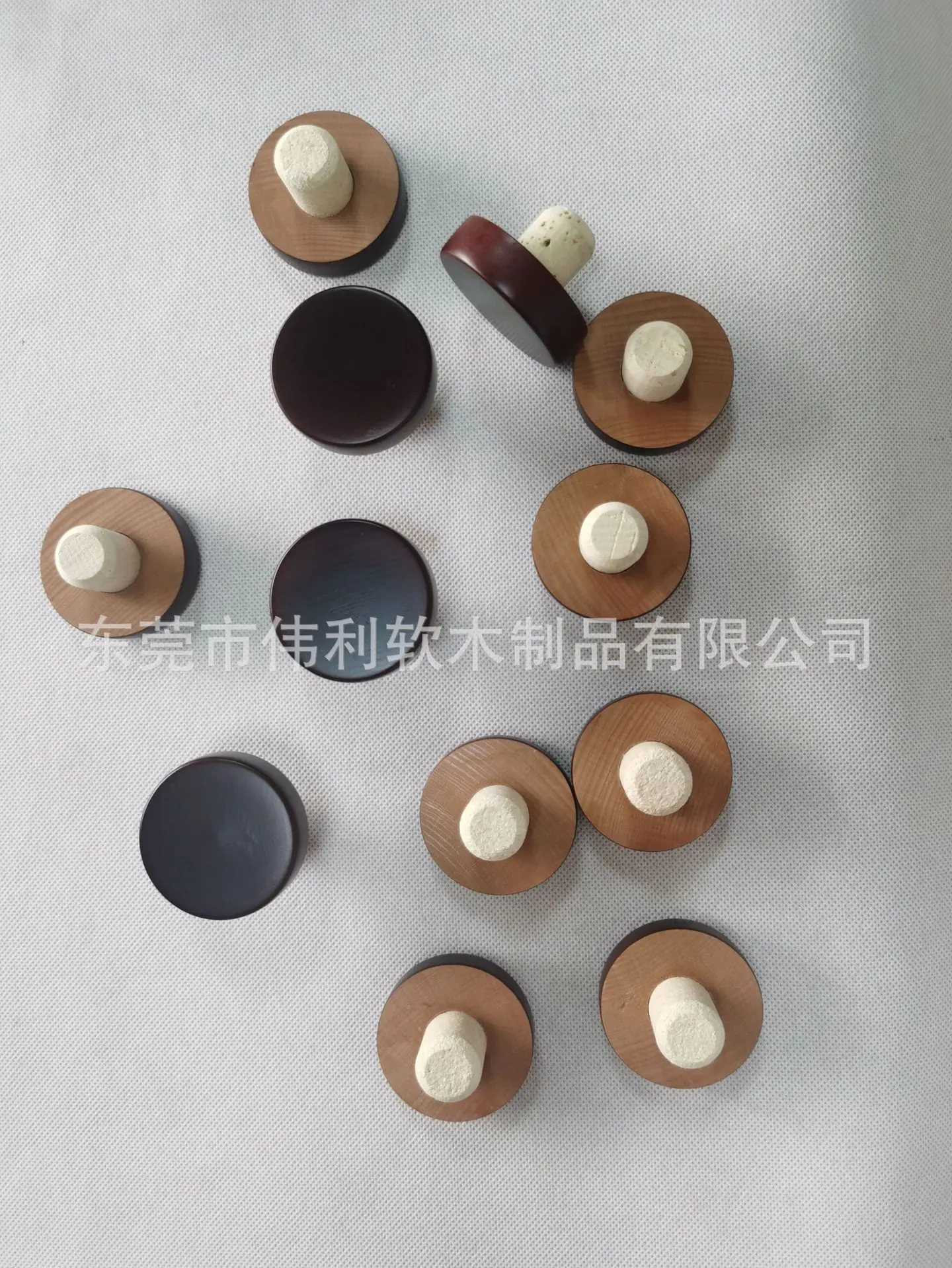 榉木盖加天然软木塞