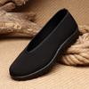Zapatos de tela del viejo Pekín para hombre, zapatos de boca redonda, zapatos de kung fu, zapatos de cabeza vieja para hombre, zapatos para hombre de mediana edad y mayor