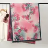 Nuevo chal con estampado vintage transfronterizo al óleo, elegante y versátil, adecuado para combinar con cheongsam, estilo primavera y otoño