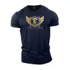 Tótem Espartano Impreso en 3D Transfronterizo Europeo y Americano Nuevo Camiseta Casual de Manga Corta para Hombre Venta Directa del Fabricante Fuente