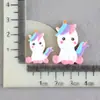 Accesorios para el Cabello Resina Tocados DIY Pegamento Cremoso Accesorios de Dibujos Animados Funda de Teléfono de Unicornio Materiales Hechos a Mano Mayoreo