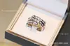 Anillo de Alta Gama con Forma de Serpiente, Anillo Hueso de Serpiente, Anillo Serpiente Dorado, Anillo Serpiente V-Oro Chapado en Oro de 18 Quilates Completamente Diamantado con Diamantes en la Cabeza y la Cola