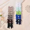Conjunto Europeu e Americano Mais Vendido de Presilhas de Cabelo com Laço para Crianças Mini Presilha de Cabelo de Bebê Cor Pura Menina Simples Presilha Lateral 325