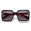 Gafas de Sol de Marco Grande Estilo Europeo y Americano Nuevo Estilo 2025 para Mujer, de Moda y de Alta Gama, Anti-UV, Gafas de Sol Cuadradas de Moda para Mujer