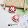 Acessórios de Resina DIY Desenho Animado Coelho Melancia Cola de Creme Grampos de Cabelo Feitos à Mão Elásticos para Cabelo Capa de Celular Fivela de Sapato Materiais de Decoração
