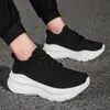 2025 Transfronterizos Talla Grande Calcetines Nuevos Zapatos Deportivos Casuales de Nueva Temporada Suela Gruesa Moda Estudiante sin Cordones Tejido Fly-Knit Zapatos Deportivos